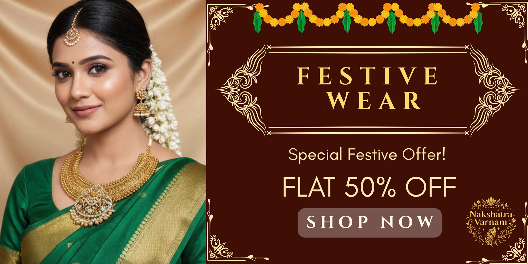 Nakshatra Varnam Festive Banner