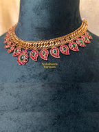 Mango Motif Jilebi style short neckpiece