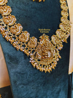 Gold balls long and short haram set